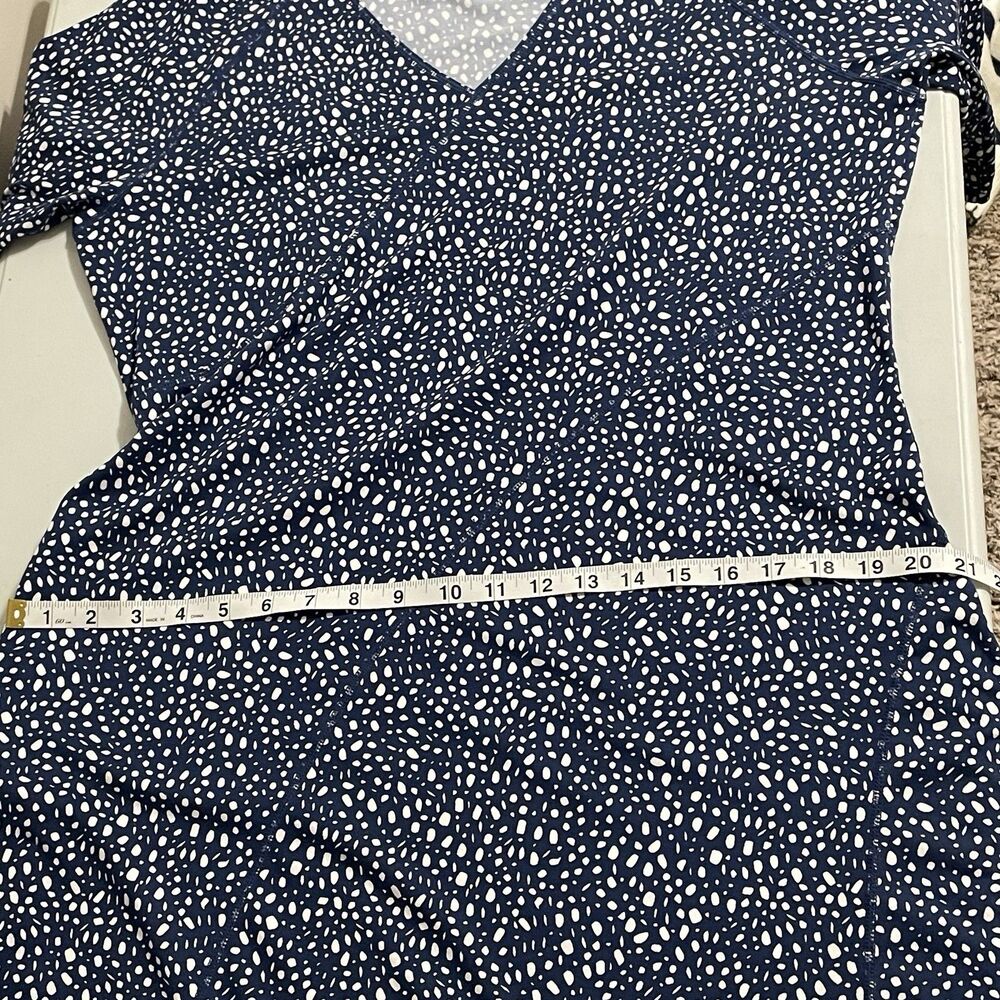 Title Nine Sayonara Cafe Sleeve Dress XL Dots - Picture 12 of 13